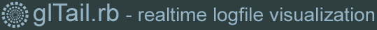 glTail.rb - realtime logfile visualization